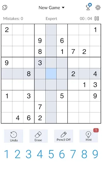 Sudoku - Classic Sudoku Puzzle Mod APK Подсказки и все уровни открыты — Скачать на Андроид — скриншот 5