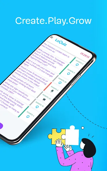 Взломанная Loquiz на Андроид — Безлимитные подсказки и очки — скриншот 2 Взломанная Loquiz на Андроид — Безлимитные подсказки и очки — скриншот 2