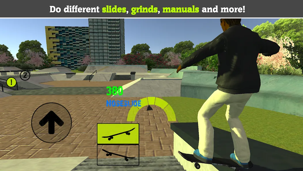 Скачать Skateboard FE3D 2 MOD APK — Безлимитные деньги и все трюки открыты — скриншот 1 Скачать Skateboard FE3D 2 MOD APK — Безлимитные деньги и все трюки открыты — скриншот 1