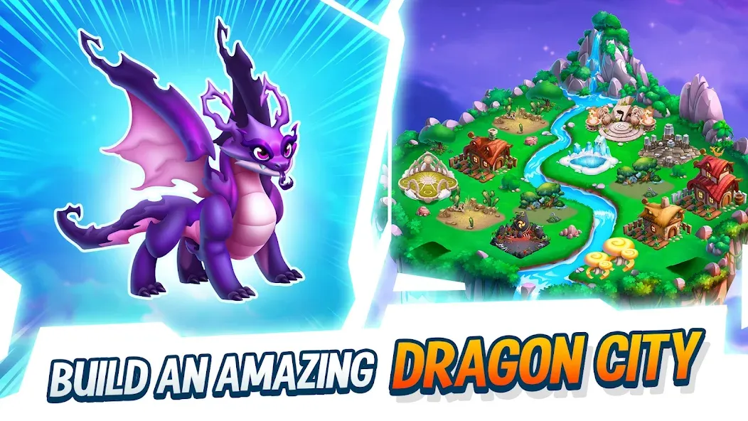 Dragon City: Mobile Adventure MOD APK — Безлимитные деньги и драконы — скриншот 3