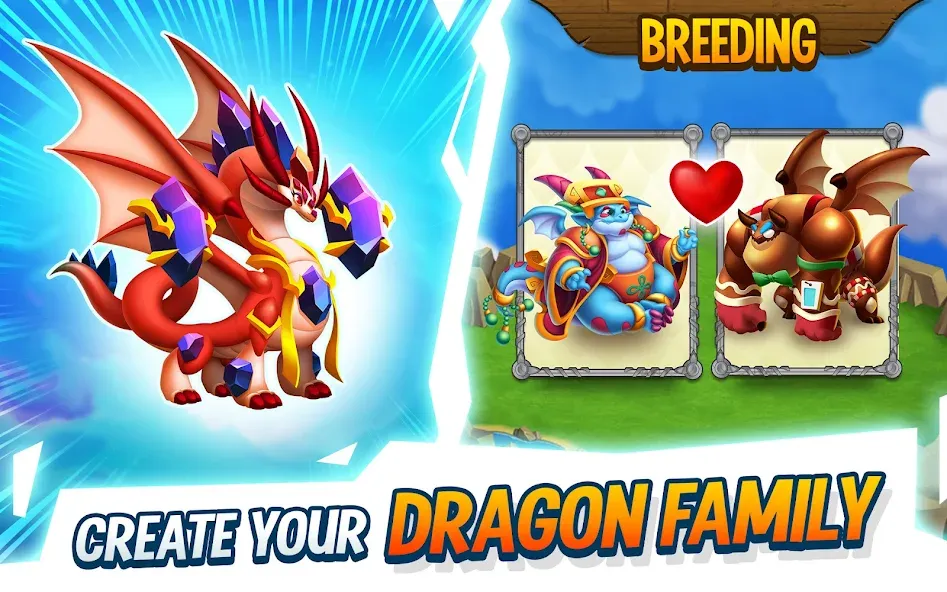 Dragon City: Mobile Adventure MOD APK — Безлимитные деньги и драконы — скриншот 5