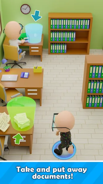 Escape The Office MOD APK на Android — Без рекламы и все уровни открыты — скриншот 1