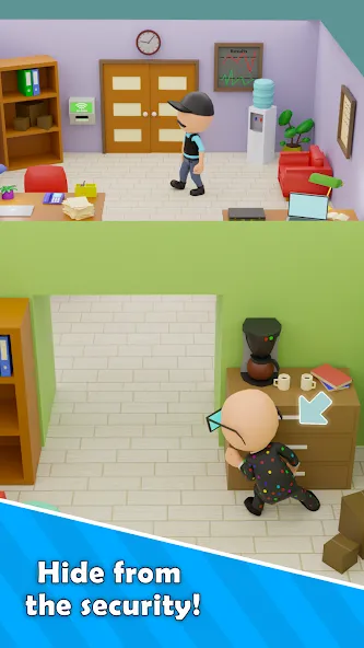 Escape The Office MOD APK на Android — Без рекламы и все уровни открыты — скриншот 3