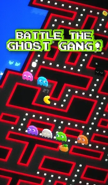 Скачать PAC-MAN 256 - Endless Maze — Безлимитные жизни и усилители — скриншот 2
