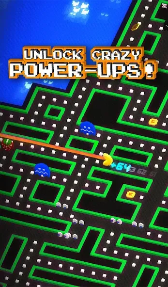 Скачать PAC-MAN 256 - Endless Maze — Безлимитные жизни и усилители — скриншот 5