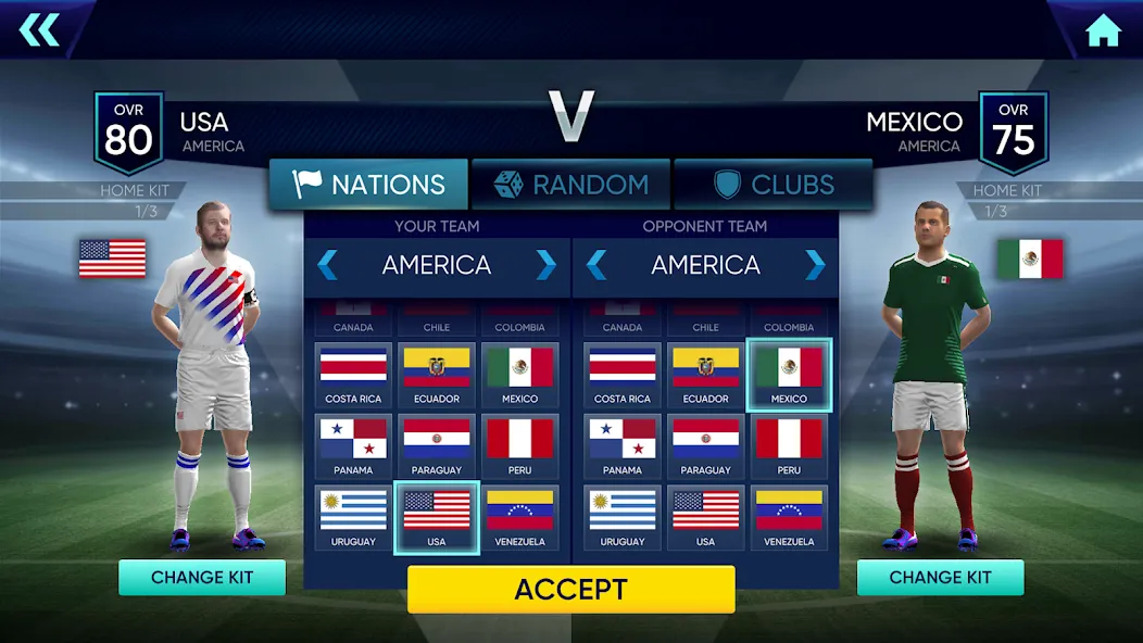 Скачать взлом Soccer Cup 2024: Football Game на Андроид — Безлимитные деньги и энергия — скриншот 1