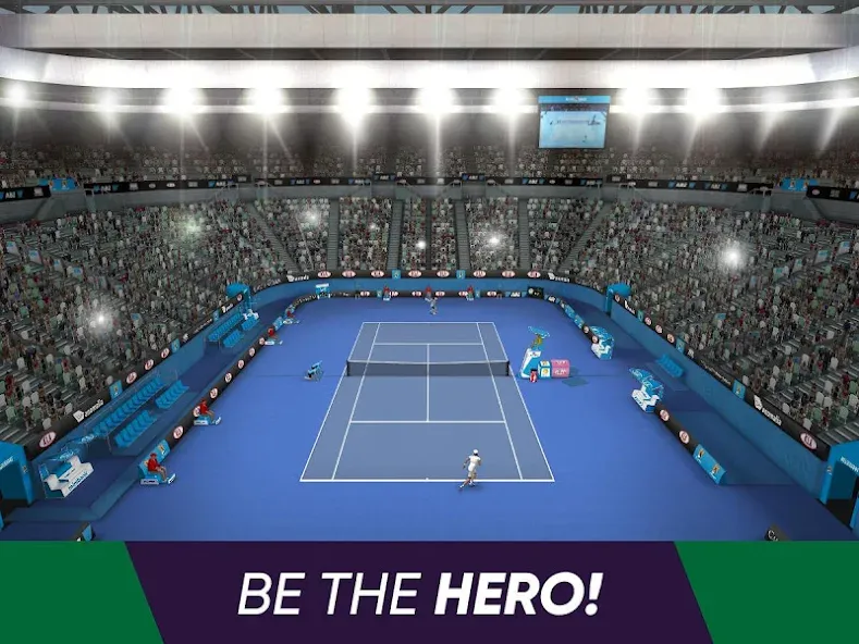 Скачать Tennis World Open 2024 - Sport на телефон — Безлимитные деньги и энергия — скриншот 2