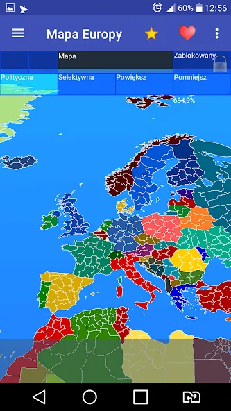 Europe map Mod APK Подробная карта европы без ограничений — Скачать на Андроид — скриншот 2