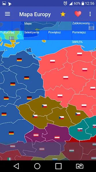 Europe map Mod APK Подробная карта европы без ограничений — Скачать на Андроид — скриншот 3