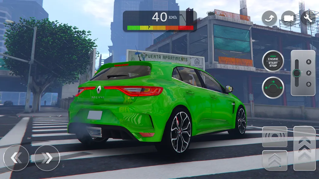 Renault Megane RS Simulator на Андроид — Безлимитные деньги и топовые машины — скриншот 1