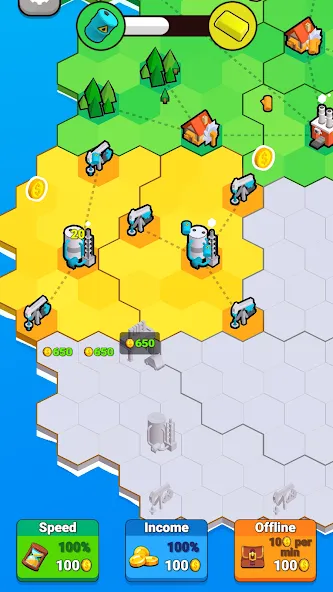 Скачать Factory World: Connect Map (Мод: Безлимитные деньги и ресурсы) на Андроид — скриншот 3