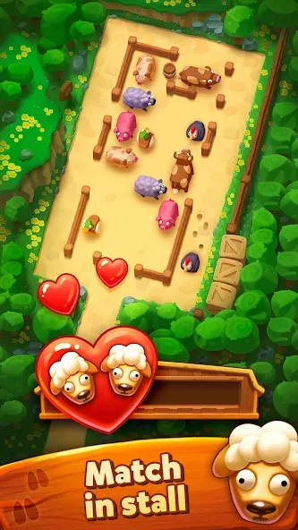 Farm Jam: Animal Parking Game — Взломанная версия (Безлимитные монеты и все уровни) — скриншот 2