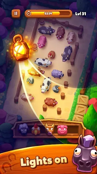 Farm Jam: Animal Parking Game — Взломанная версия (Безлимитные монеты и все уровни) — скриншот 5