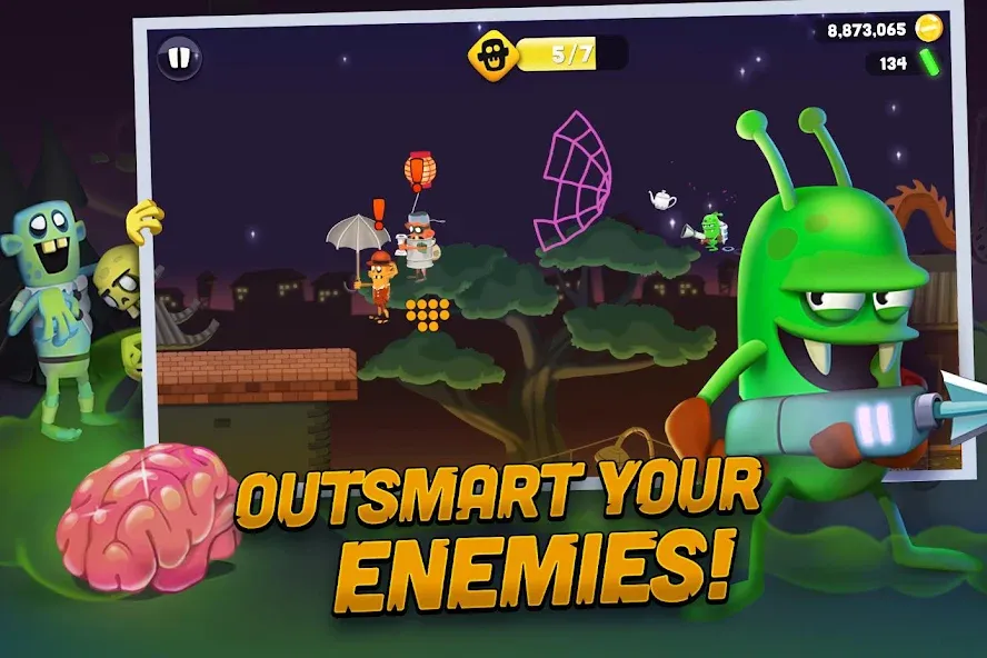 Скачать Zombie Catchers : Hunt & sell (Мод: Безлимитные монеты и боеприпасы) на Андроид — скриншот 4