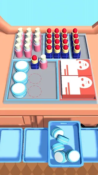 Взлом Fill Up Fridge：Organizing Game — Безлимитные монеты и открыты все уровни — скриншот 3