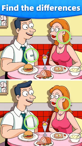 Differences, Find Difference — Без рекламы и все уровни открыты — скриншот 1