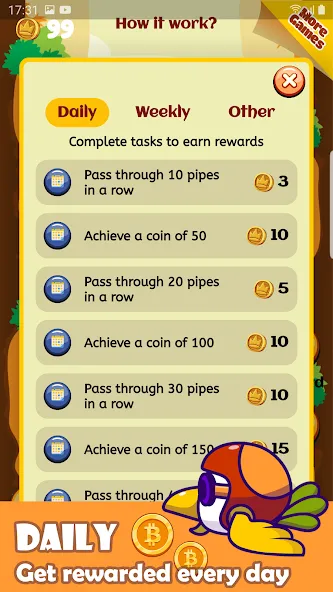 Flap To Earn на Андроид — Бесконечные монеты и быстрый полёт — скриншот 4