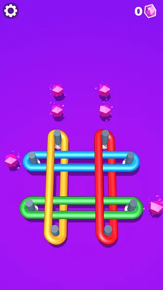 Flexy Ring MOD APK на Android — Гибкое управление и безлимитные уровни — скриншот 1