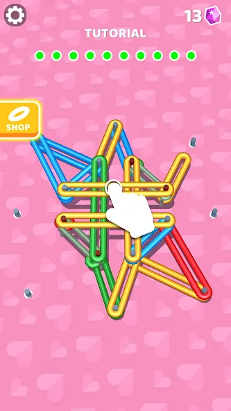 Flexy Ring MOD APK на Android — Гибкое управление и безлимитные уровни — скриншот 2