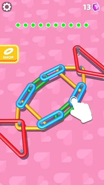 Flexy Ring MOD APK на Android — Гибкое управление и безлимитные уровни — скриншот 4