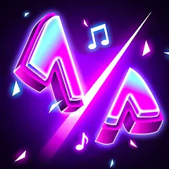 Скачать Blade Night : Rhythm Saber (Мод: Безлимитные жизни и все песни открыты) на Андроид