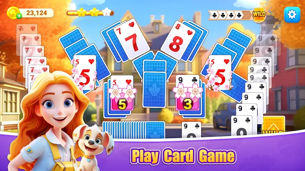 Скачать взломанную Fish Solitaire™ TriPeaks — Без рекламы и много монет — скриншот 2