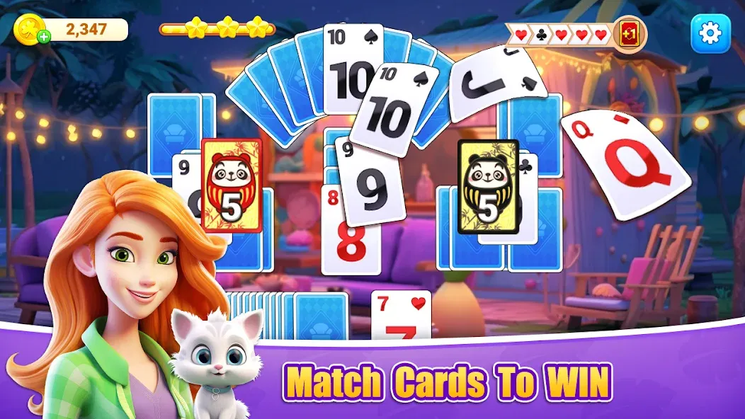Скачать взломанную Fish Solitaire™ TriPeaks — Без рекламы и много монет — скриншот 3