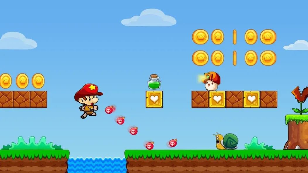 Скачать взломанную Bob's World - Super Bob Run — Безлимитные монеты и жизни — скриншот 4