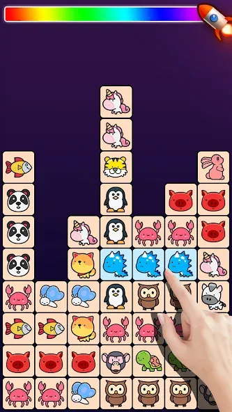Match Animal - Match Game (Мод Безлимитные подсказки и жизни) — скриншот 1