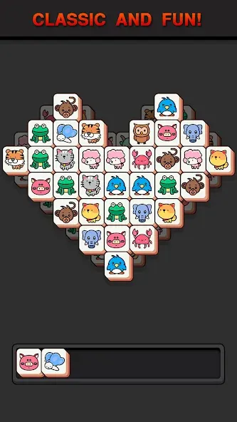 Match Animal - Match Game (Мод Безлимитные подсказки и жизни) — скриншот 2