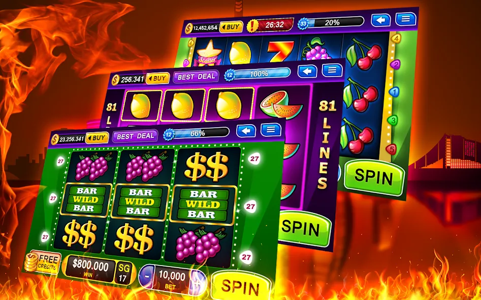 Slots - Casino Slot Machines на Андроид — Безлимитные монеты и джекпоты — скриншот 4