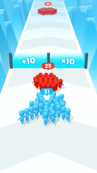 Count Masters: Stickman Games на Андроид — Безлимитные монеты и все скины — скриншот 5