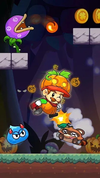 Barry World Adventure на Андроид — Много монет и открыты уровни — скриншот 1