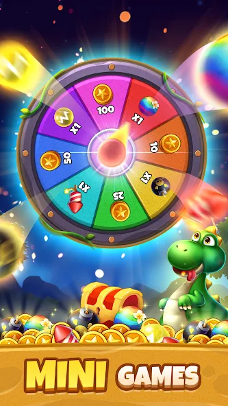 Скачать Bubble Shooter Primitive Eggs на Android — Бесконечные жизни и монеты — скриншот 1