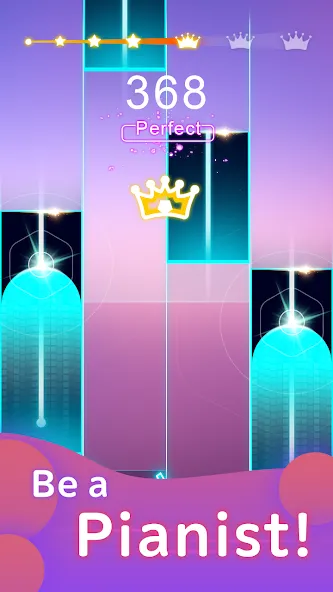 Скачать Piano Pop Tiles -Classic Piano с модом — Без рекламы и все треки открыты — скриншот 5