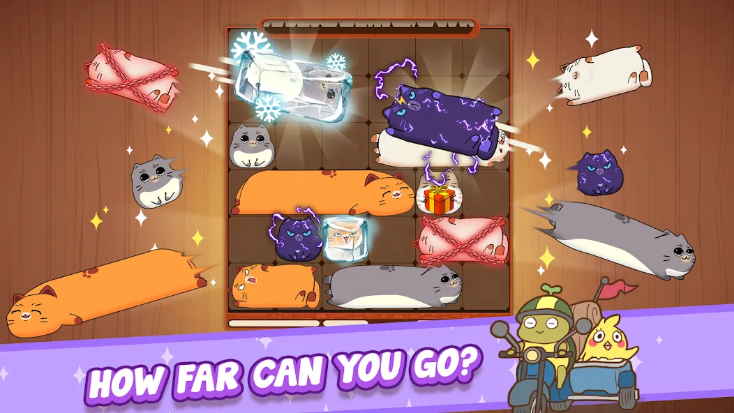 Haru Cats: Cute Sliding Puzzle (Мод Милые котики и все уровни) — скриншот 3 Haru Cats: Cute Sliding Puzzle (Мод Милые котики и все уровни) — скриншот 3