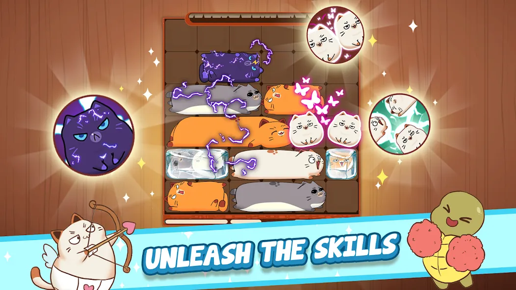 Haru Cats: Cute Sliding Puzzle (Мод Милые котики и все уровни) — скриншот 4 Haru Cats: Cute Sliding Puzzle (Мод Милые котики и все уровни) — скриншот 4