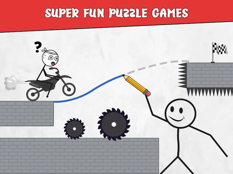 Скачать Draw Bridge: Puzzle Games на Android — Без рекламы и открыты все уровни — скриншот 5