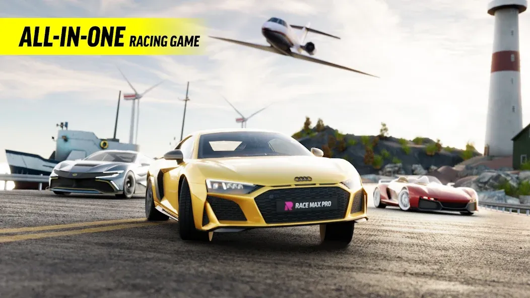 Скачать Race Max Pro - Car Racing на телефон — Безлимитные деньги и топливо — скриншот 1
