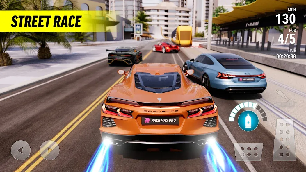 Скачать Race Max Pro - Car Racing на телефон — Безлимитные деньги и топливо — скриншот 3