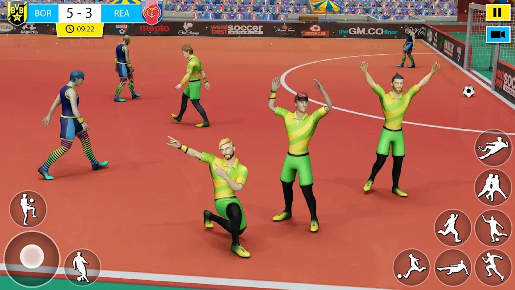 Взлом Indoor Futsal: Football Games — Безлимитные деньги и все команды открыты — скриншот 2 Взлом Indoor Futsal: Football Games — Безлимитные деньги и все команды открыты — скриншот 2