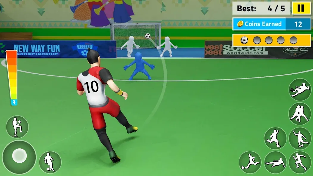 Взлом Indoor Futsal: Football Games — Безлимитные деньги и все команды открыты — скриншот 4 Взлом Indoor Futsal: Football Games — Безлимитные деньги и все команды открыты — скриншот 4