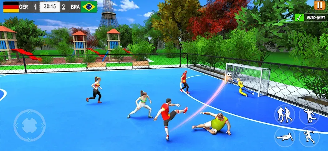 Скачать Street Football: Futsal Games MOD APK — Безлимитные деньги и энергия — скриншот 5 Скачать Street Football: Futsal Games MOD APK — Безлимитные деньги и энергия — скриншот 5