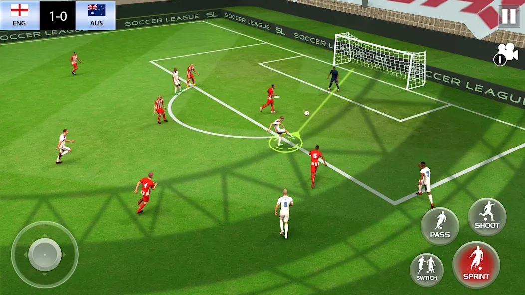 Play Football: Soccer Games на Андроид — Мод Безлимитные деньги и энергия — скриншот 2