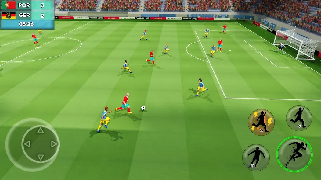 Play Football: Soccer Games на Андроид — Мод Безлимитные деньги и энергия — скриншот 3