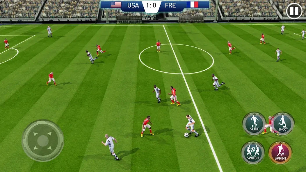 Play Football: Soccer Games на Андроид — Мод Безлимитные деньги и энергия — скриншот 4