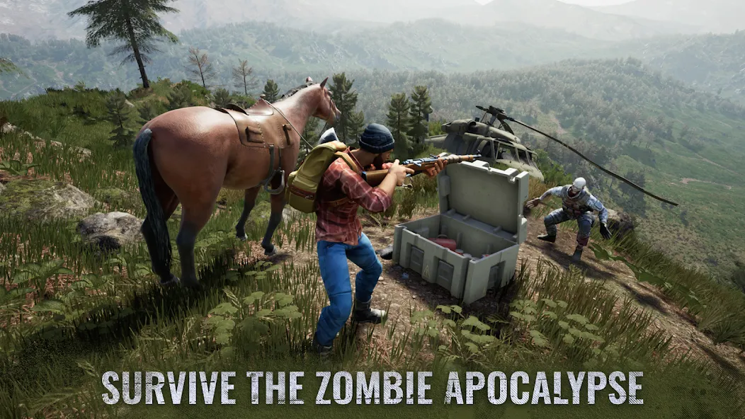 Скачать Days After: Survival games на телефон — Много ресурсов и оружия — скриншот 1