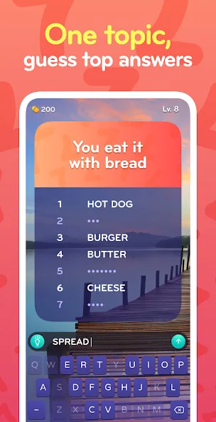 Взломанная Top 7 - family word game на Андроид — Открыты все ответы и уровни — скриншот 1 Взломанная Top 7 - family word game на Андроид — Открыты все ответы и уровни — скриншот 1