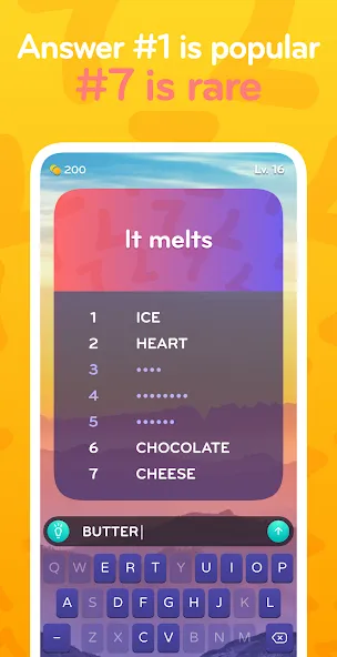 Взломанная Top 7 - family word game на Андроид — Открыты все ответы и уровни — скриншот 2 Взломанная Top 7 - family word game на Андроид — Открыты все ответы и уровни — скриншот 2