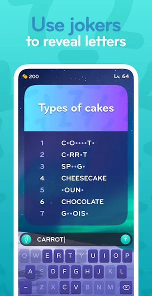 Взломанная Top 7 - family word game на Андроид — Открыты все ответы и уровни — скриншот 3 Взломанная Top 7 - family word game на Андроид — Открыты все ответы и уровни — скриншот 3